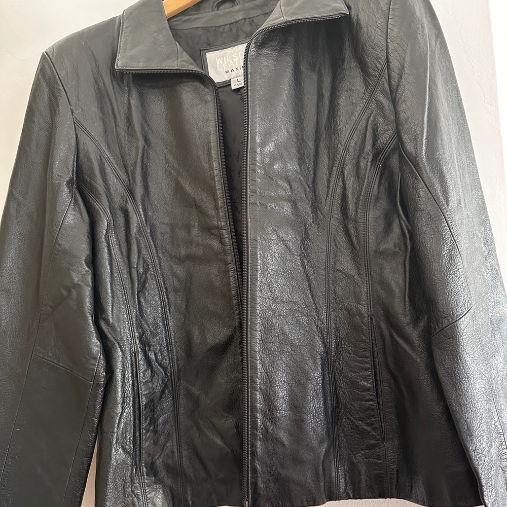 Leather jacket